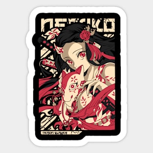 Nezuko Kamado - Demon Slayer Design Sticker